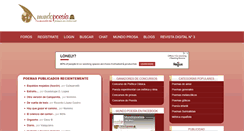 Desktop Screenshot of mundopoesia.com